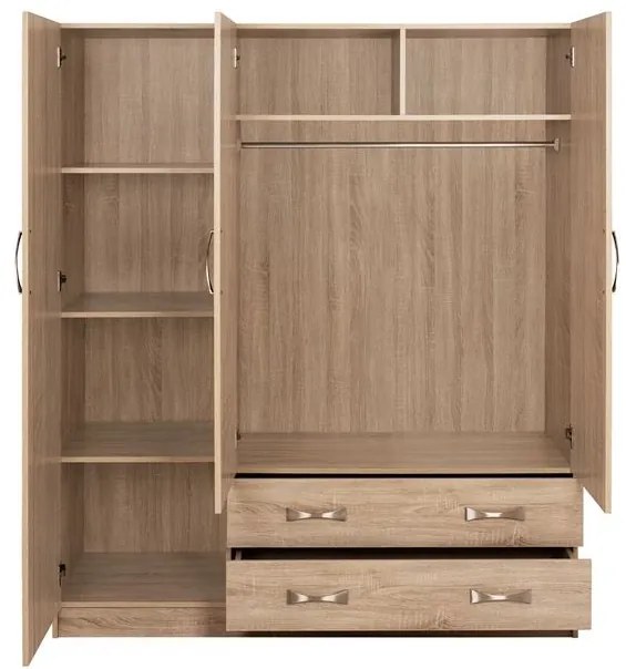 ΝΤΟΥΛΑΠΑ 3ΦΥΛΛΗ CARLY HM384.02 ΜΕ ΔΥΟ ΣΥΡΤΑΡΙΑ SONAMA 150X55Χ180Υεκ.