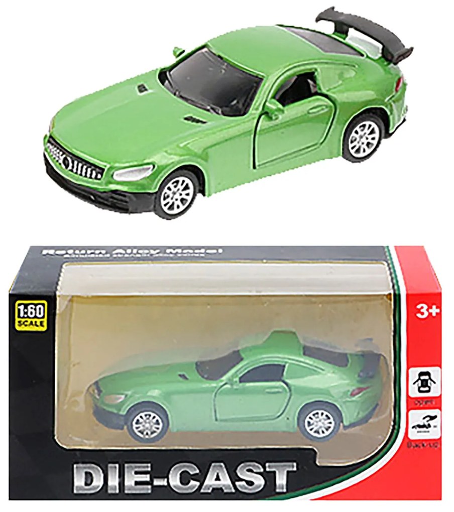 Die Cast Pull Back 1:60 Σούπερ καρ 12x6x5cm ToyMarkt 902316 70-2296