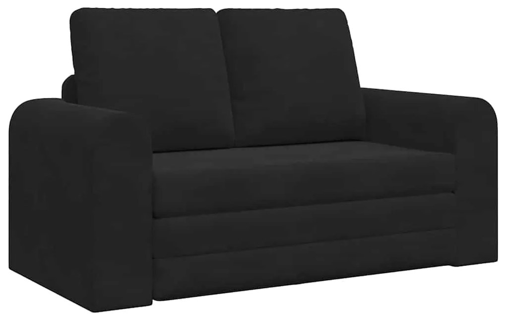 vidaXL Κρεβάτι καναπές Μαύρο 148 x 71 x 83 εκ. Βελούδο
