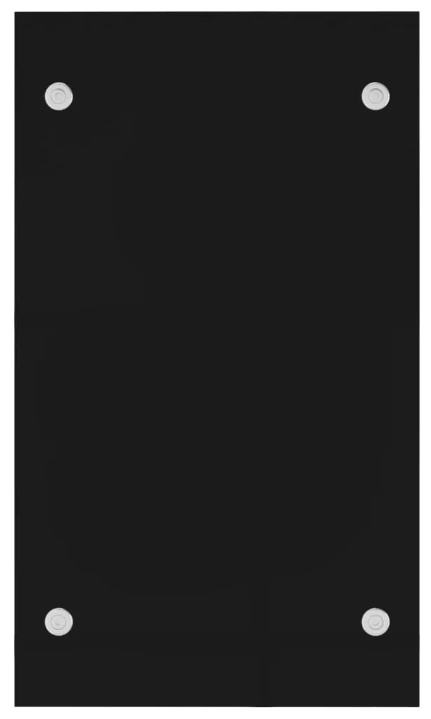 vidaXL Ράφι Καυσόξυλων Μαύρο 40 x 35 x 60 εκ. Γυάλινο