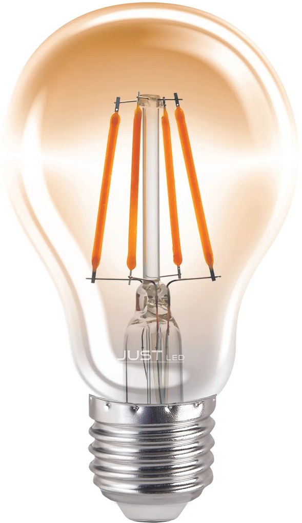 JUST LED JUSTLed-LED Filament Ε27 Α60 10W 3000K Θερμό Amber Dimmable (B276010203)