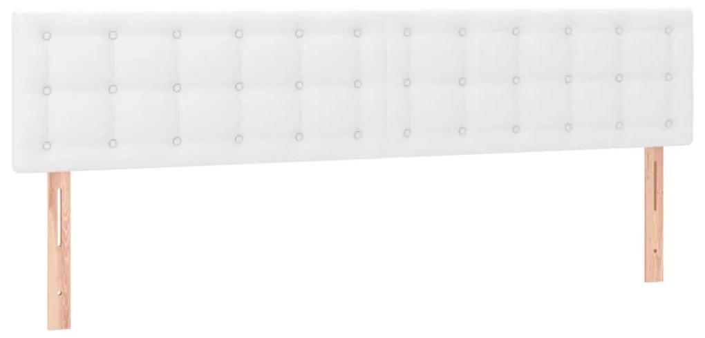 ΚΡΕΒΑΤΙ BOXSPRING ΜΕ ΣΤΡΩΜΑ &amp; LED ΛΕΥΚΟ 160X200 ΕΚ. ΣΥΝΘ. ΔΕΡΜΑ 3134232