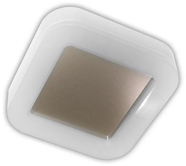 Adeleq Led Πλαφονιέρα PC Τετράγωνη Περιμετρικού Φωτισμού 15W 4000K Ip65 Λευκή 21-1901510