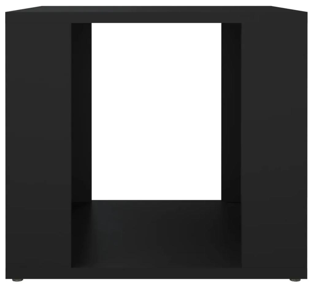 vidaXL Κομοδίνο Μαύρο 41 x 40 x 36 εκ. από Επεξεργασμένο Ξύλο