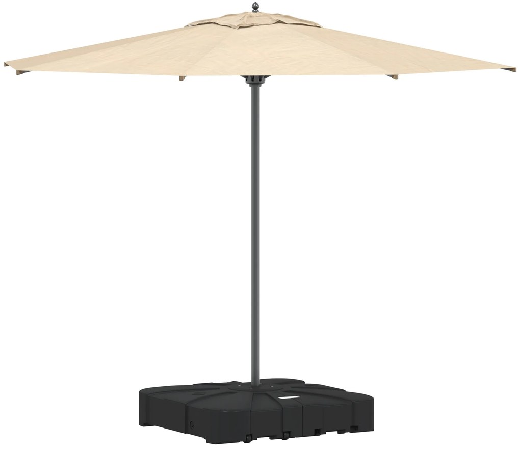 vidaXL Σετ Βάσεων Cantilever Παρασόλ 2 Τεμαχίων - Με Άμμο 150kg Ή Με Νερό 113kg