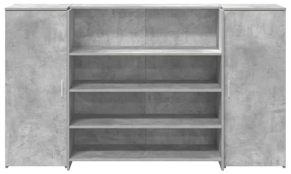 vidaXL Γραφείο υποδοχής 180x50x103,5εκ. Επεξεργασμένο Ξύλο