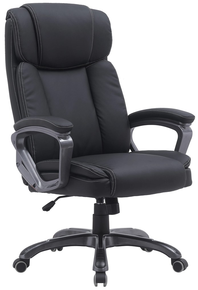 Πολυθρόνα γραφείου διευθυντή "DALIA" Premium Quality pu μαύρο 68x75x109/117