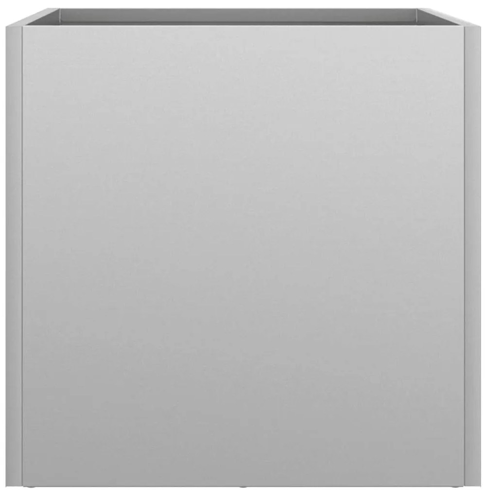vidaXL Ζαρντινιέρες 2 τεμ. Ασημί 32x30x29 εκ. από Γαλβανισμένο Χάλυβα