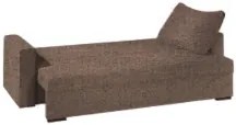 Γωνιακός καναπές Kleio-195φ 140β-Σοκολατί