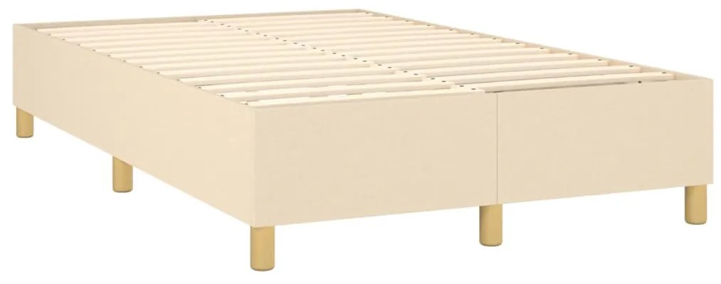 ΚΡΕΒΑΤΙ BOXSPRING ΜΕ ΣΤΡΩΜΑ ΚΡΕΜ 120X200 ΕΚ. ΥΦΑΣΜΑΤΙΝΟ 3137306