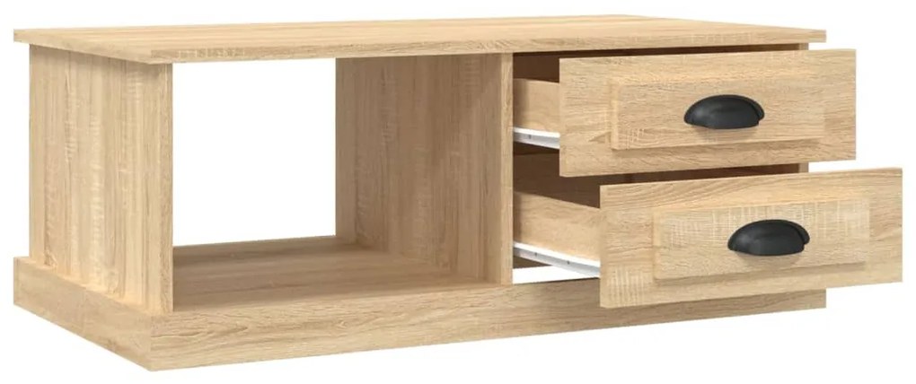 vidaXL Τραπεζάκι Σαλονιού Sonoma Δρυς 90x50x35 εκ. Επεξεργασμένο Ξύλο