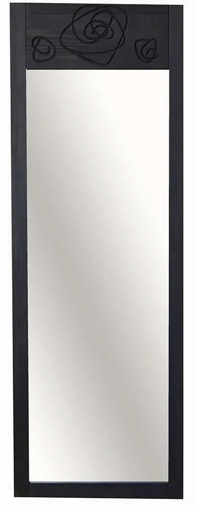 Καθρέπτης Δαπέδου Roses 552NOS2349 55x2x155cm Anthracite Aberto Design Wood, Glass