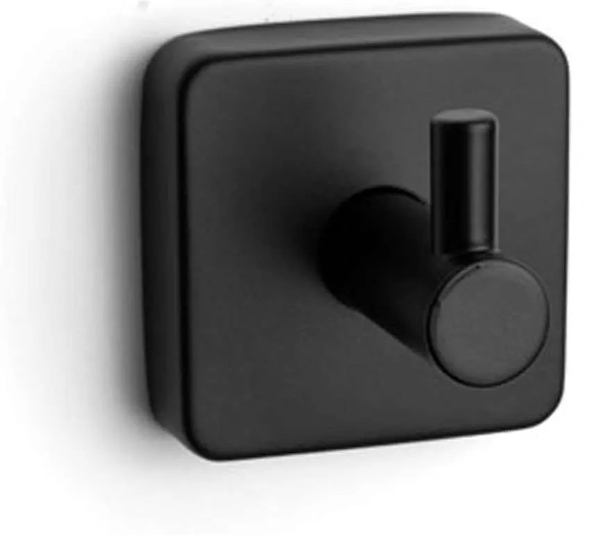 Άγκιστρο Μπάνιου Quattro 4209 55 5,5x5,2x7cm Black Karag Ανοξείδωτο Ατσάλι