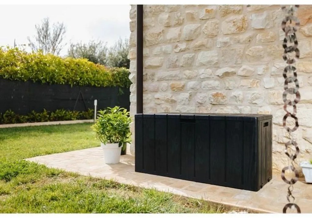 Μπαούλο για Εξωτερικό Χώρο Toomax Μαύρο Ρητίνη 270 L