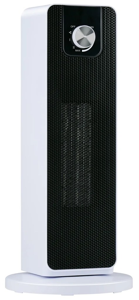 Κεραμικό Αερόθερμο Δαπέδου Πύργος Φορητό Λευκό/Μαύρο 800/2000W ALPINA