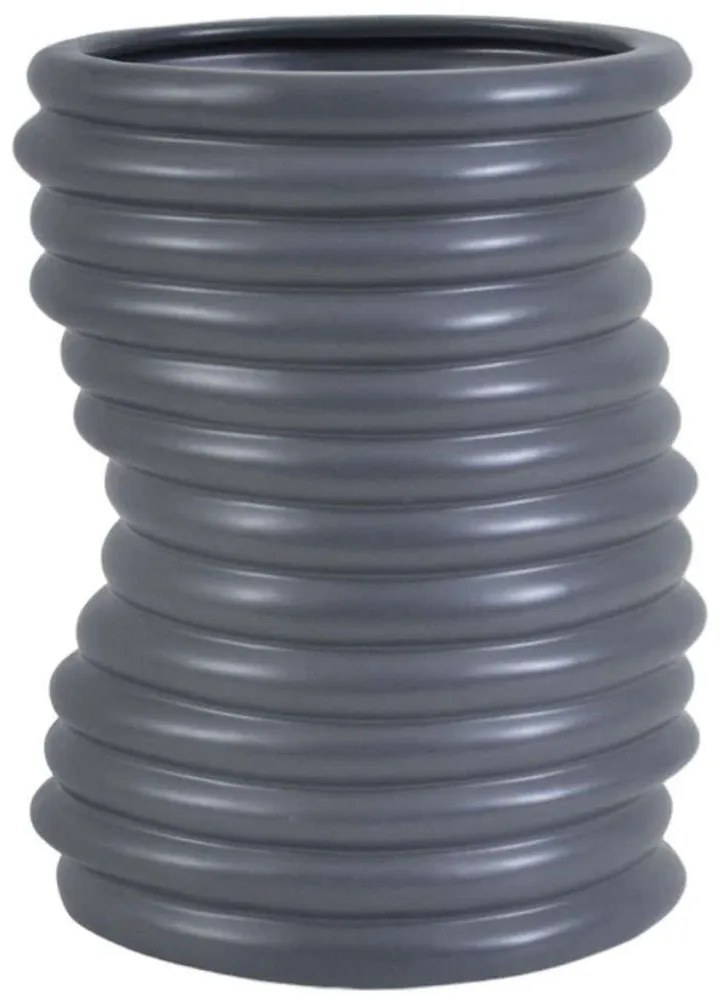 Βάζο Ανάγλυφο 832828 17,6x14,3x25cm Anthracite Ankor Ceramic