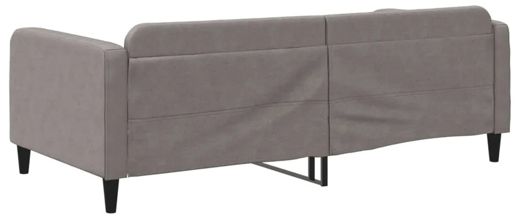 vidaXL Καναπές Κρεβάτι Taupe 100 x 200 εκ. Υφασμάτινος