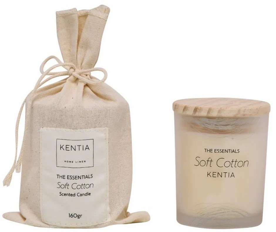 Αρωματικό Κερί Sense 25 160gr Soft Cotton Kentia Κερί