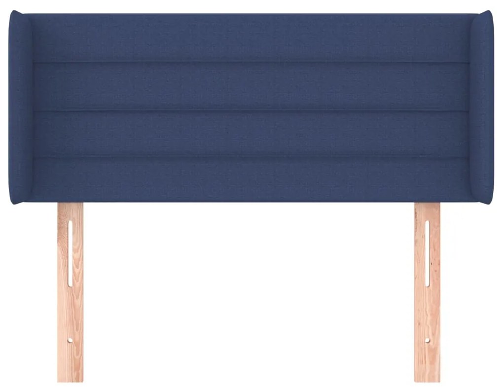 vidaXL Κεφαλάρι με Πτερύγια Μπλε 83x16x78/88 εκ. Υφασμάτινο