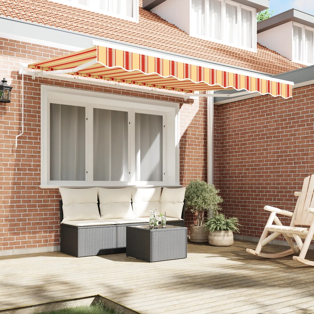 vidaXL Σκηνίτσα Αναδιπλούμενη Πολύχρωμο 350 x 200 cm