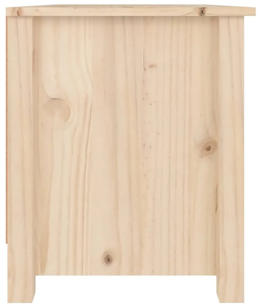 vidaXL Παπουτσοθήκη 70 x 38 x 45,5 εκ. από Μασίφ Ξύλο Πεύκου