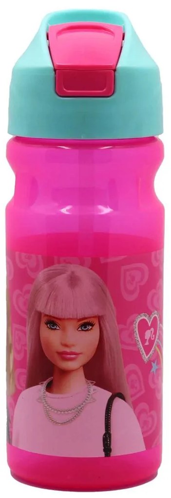 Παγούρι 500ml Με Καλαμάκι Gim Flip Barbie 571-20203