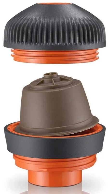 Προσαρμογέας κάψουλας Dolce Gusto Wacaco Nanopresso, Γκρι/πορτοκαλί