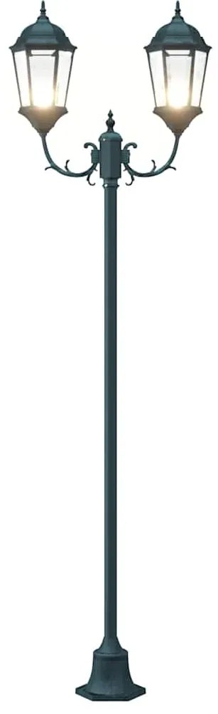 vidaXL Φωτιστικό Κήπου Ρετρό Βουρτσιστό Πράσινο 68 x 20 x 235 εκ