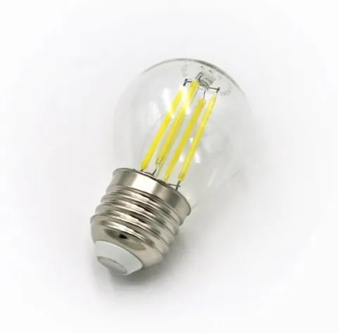 Λάμπα LED COG Σφαιρικό Διάφανο Ε27 4W 230V Ψυχρό 13-271140 Lumen 13-271140 Διάφανο