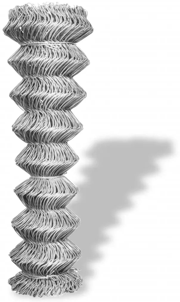 vidaXL Συρματόπλεγμα Περίφραξης Ασημί 15 x 1,5 μ. Γαλβανισμένο Ατσάλι