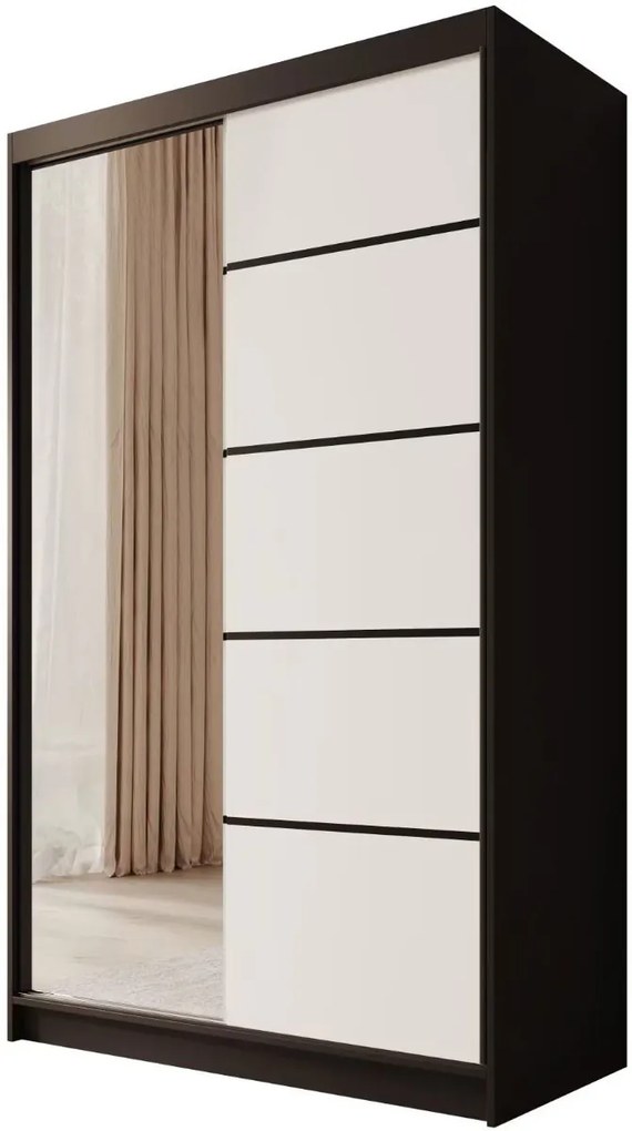 Ντουλάπα Belfast 120 συρόμενη-Mauro-Leuko