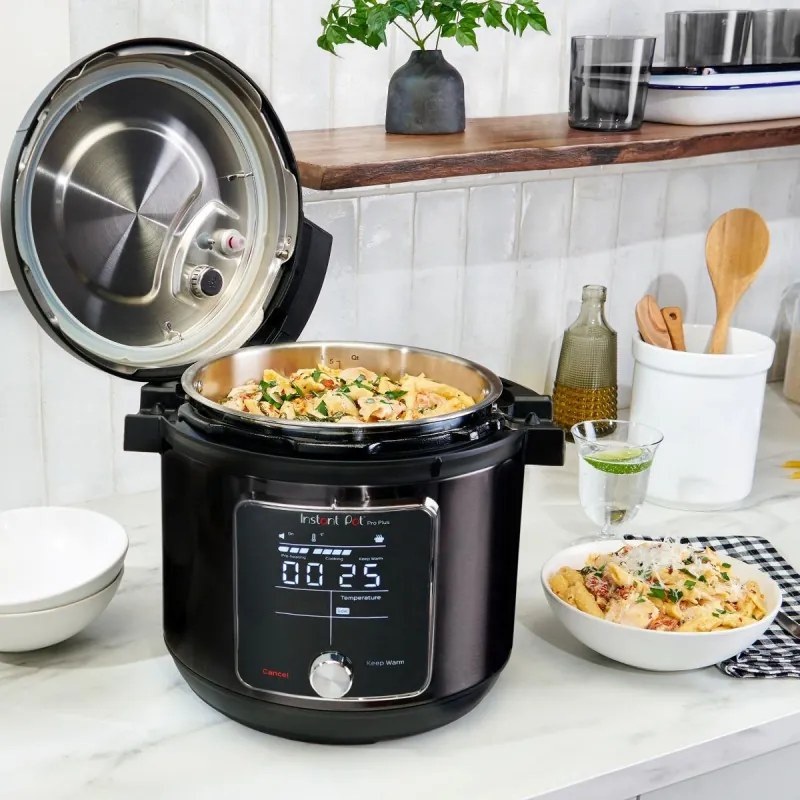 Instant Pot Pro Plus 112020101, 1200W, 5,7 l, 10 προγράμματα, έλεγχος WiFi, Ανοξείδωτο, Μαύρο