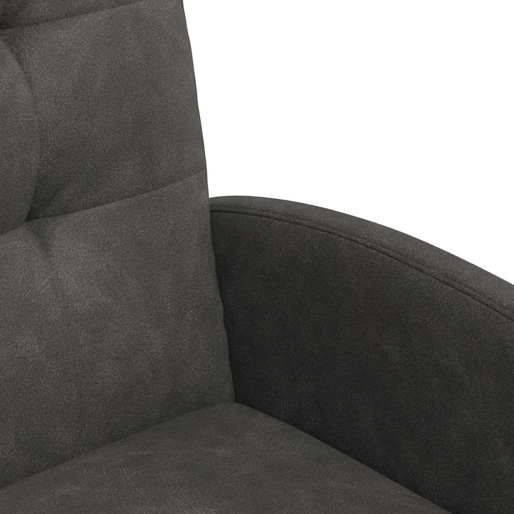 vidaXL Καρέκλες Φαγητού με Ρόδες 2 pcs Μαύρο 58 x 67 x 97 εκ