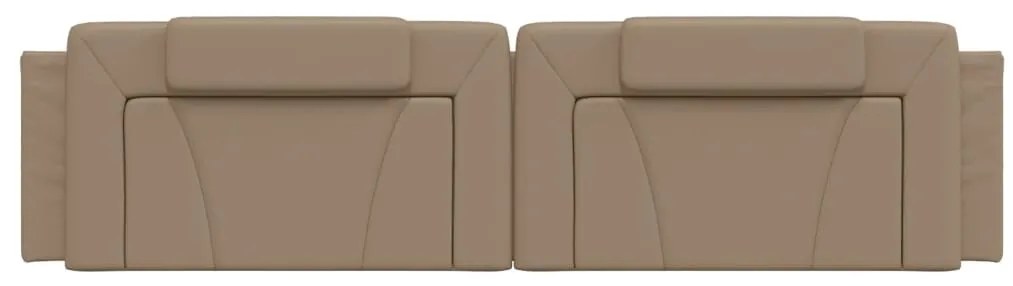 vidaXL Μαξιλάρι για Κεφαλάρι Viana Καπουτσίνο 200 εκ. από Συνθετικό Δέρμα