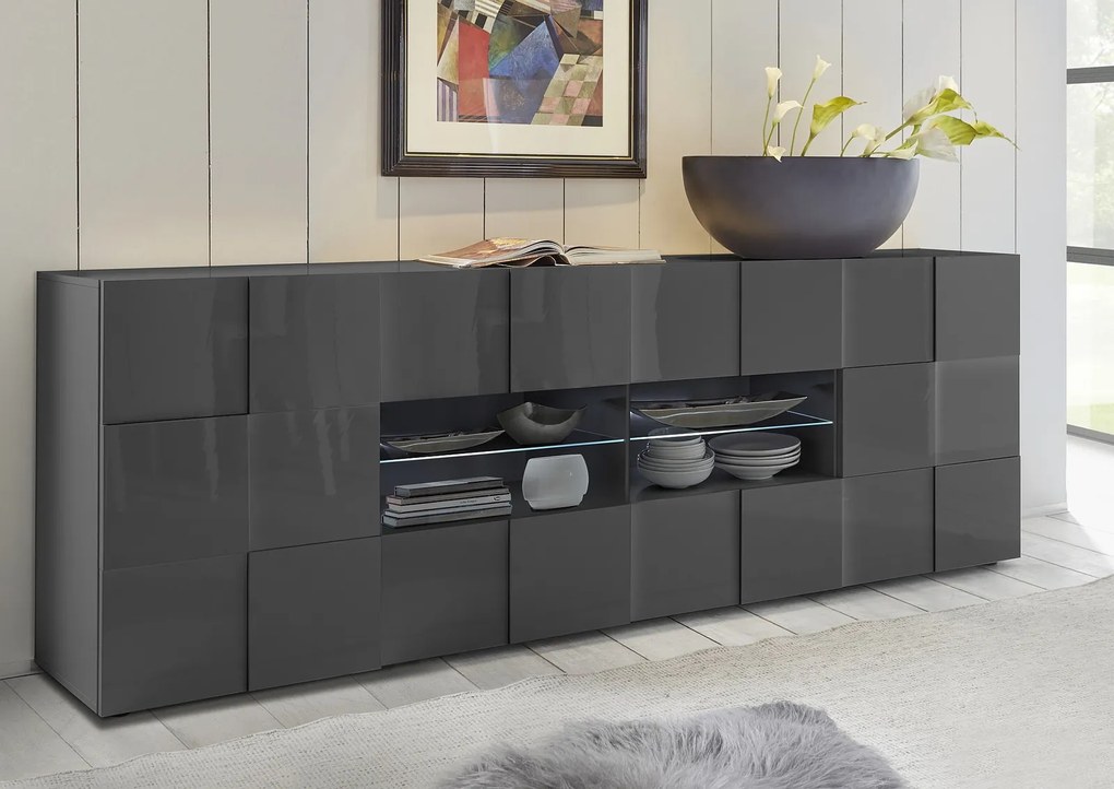 Έπιπλο Τηλεόρασης Λευκό 121x43x57