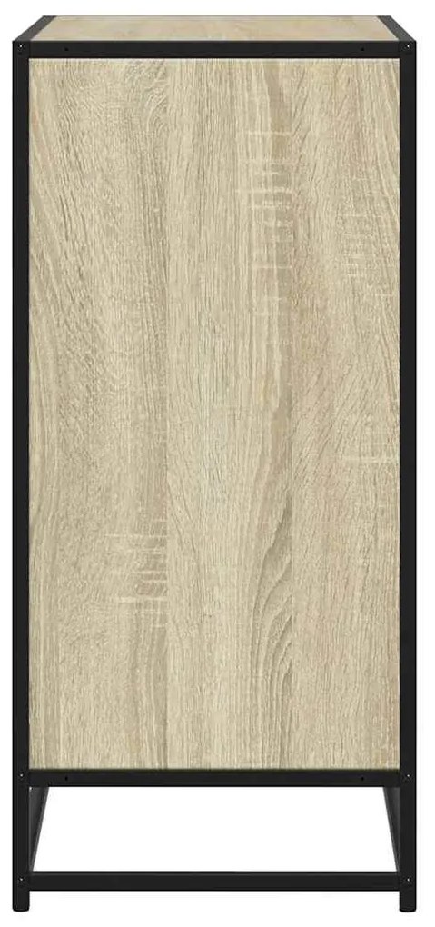 vidaXL Sideboard Sonoma Oak 68x35x76cm Κατασκευασμένο ξύλο και μέταλλο