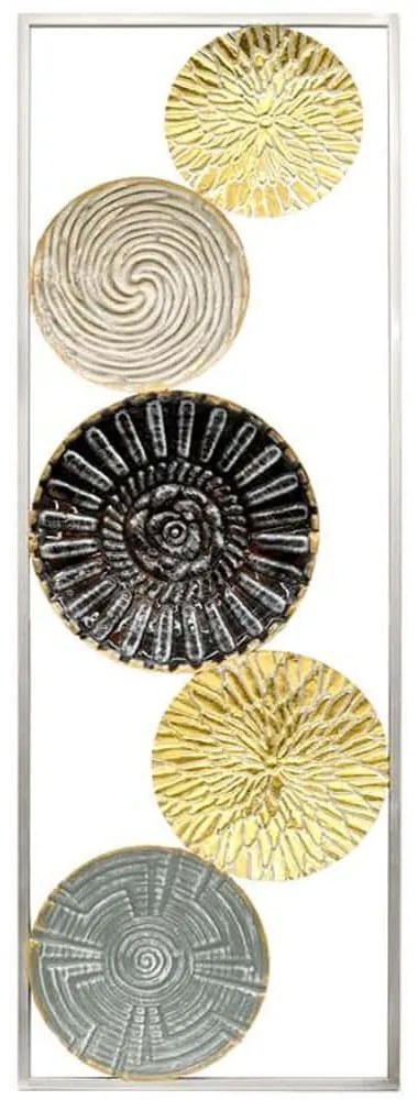 Διακοσμητικό Τοίχου Leafs 161-125-206 161-125-206 31x2x90cm Multi Μέταλλο