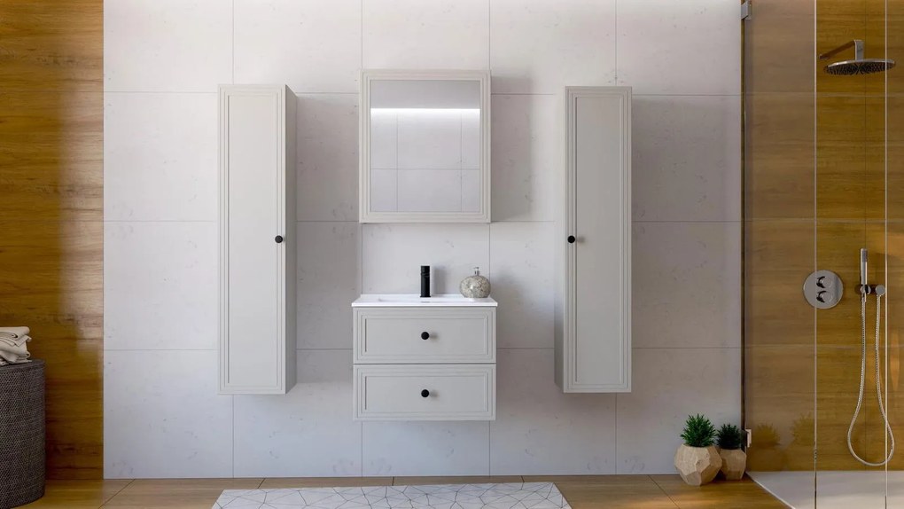 ΣΤΗΛΗ ΜΠΑΝΙΟΥ ΛΕΥΚΗ 35x35x180