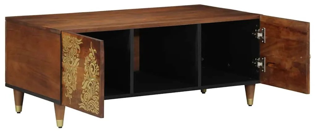 vidaXL Τραπεζάκι σαλονιού Μέλι Καφέ 100 x 54 x 40 εκ