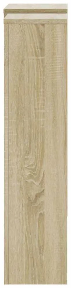 vidaXL Κάλυμμα Καλοριφέρ Sonoma Δρυς 205x21,5x83,5εκ. Επεξ. Ξύλο