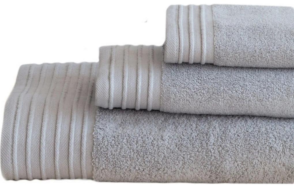 Πετσέτα Feel Fresh - Light Gray Nima Σώματος 90x145cm 100% Βαμβάκι