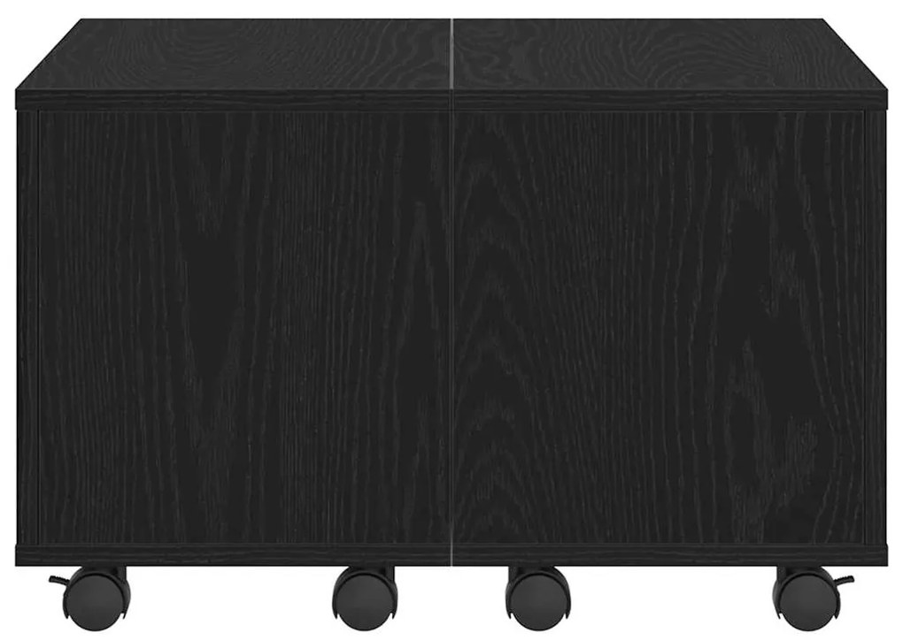 vidaXL Τραπεζάκι σαλονιού Μαύρη δρυς 60 x 60 x 38 cm