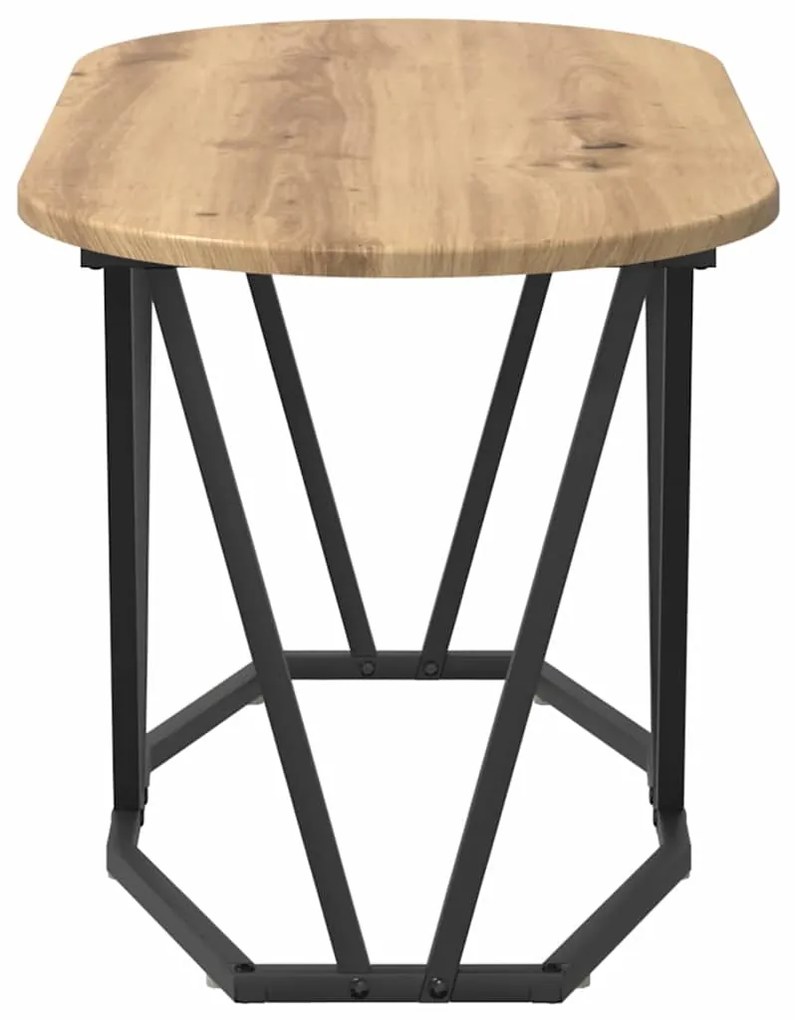 vidaXL Τραπέζι του καφέ artisan δρυς 80 x 40 x 40.5 εκ