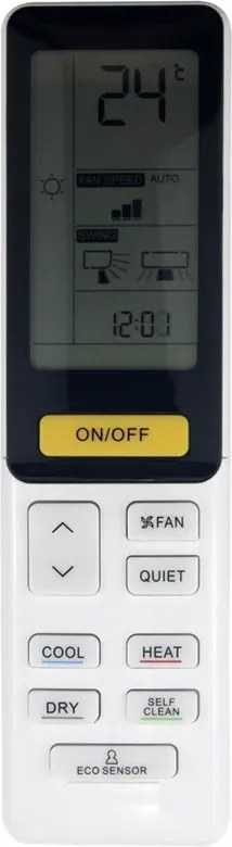 HAIER, INVENTOR, MIDEA, A/C Remote Control