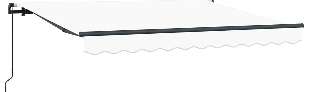 vidaXL Σκηνίτσα Αναδιπλούμενη Λευκό 350 x 200 cm