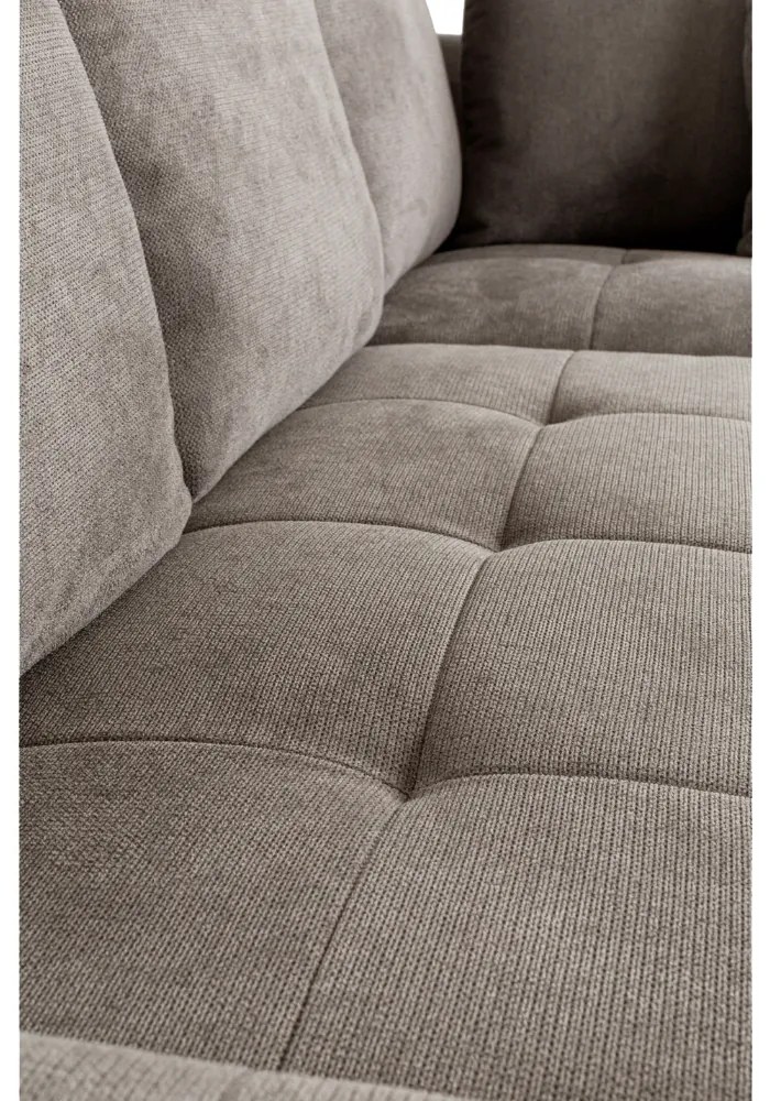 BILL ΚΑΝΑΠΕΣ ΚΡΕΒΑΤΙ ΓΩΝΙΑ ΑΡΙΣΤΕΡΗ TAUPE 241x173x94 - 70-0413