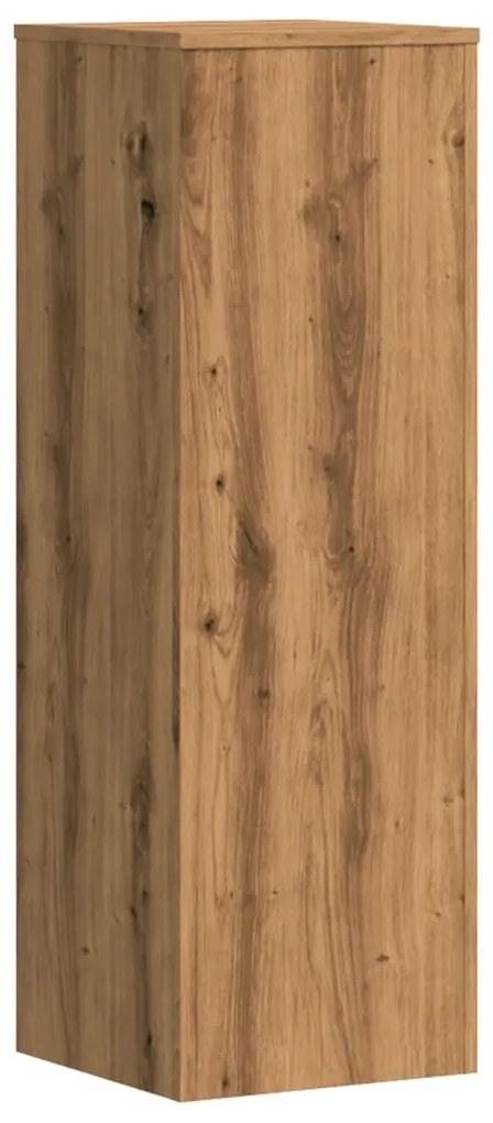 vidaXL Βάσεις Φυτών Αρτισιανή Δρυς 33x33x100 εκ. Επεξ. Ξύλο