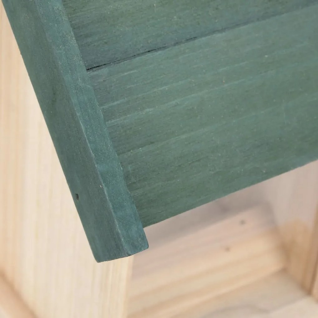 vidaXL Ταΐστρες Πουλιών 4 τεμ. από Ξύλο Ελάτης