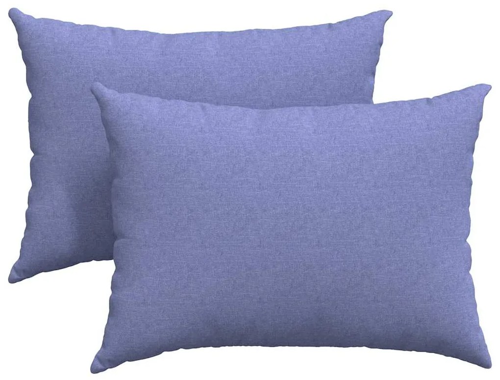 vidaXL Μαξιλάρι Καναπέ 2 pcs Μπλε τζην 70 x 50 cm ύφασμα