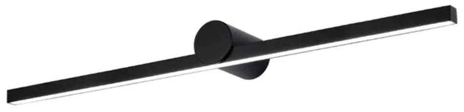 Φωτιστικό Τοίχου - Απλίκα 22126 10x100x7,5cm Led 21W 3000Lm 3000K Black Aluminum,Acrylic